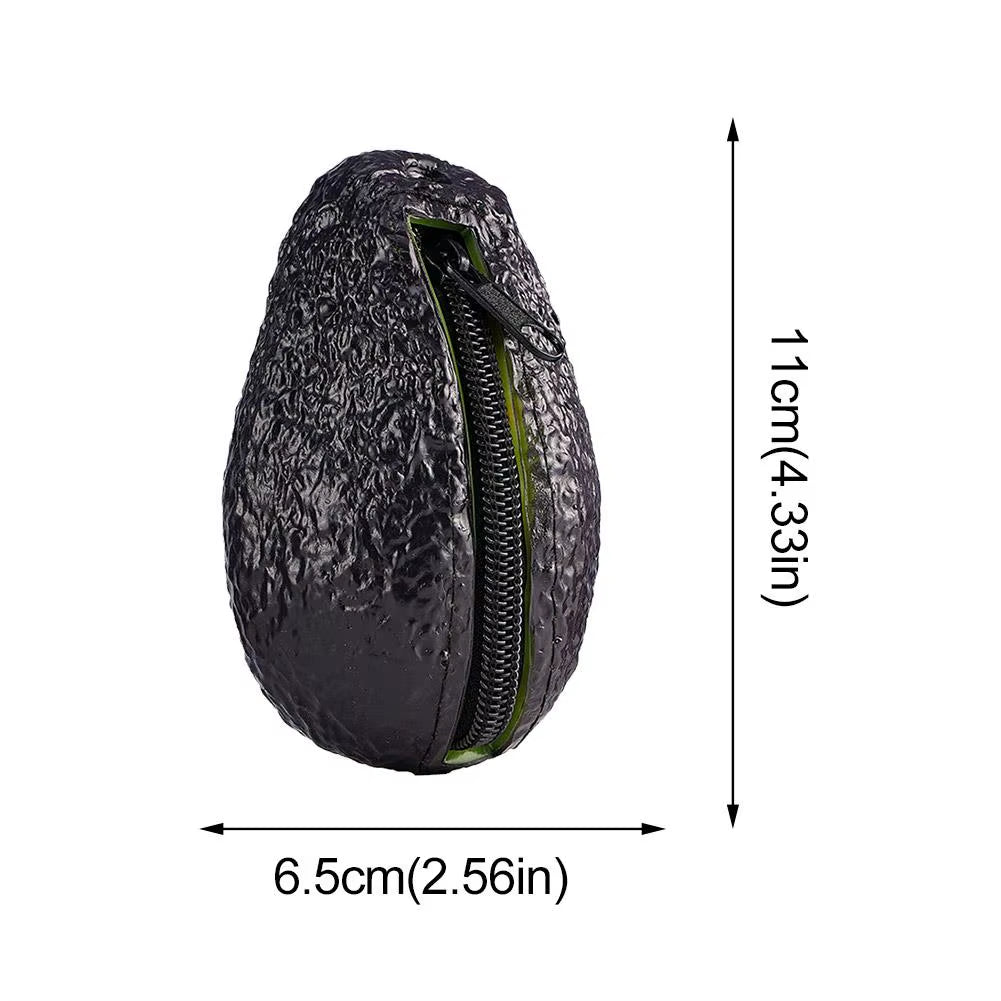 Avocado Coin Purse for Women Wallets Cute Aguacate Hass with Zipper for Money Purse Storage Bag Fun Novelty Christmas Gifts