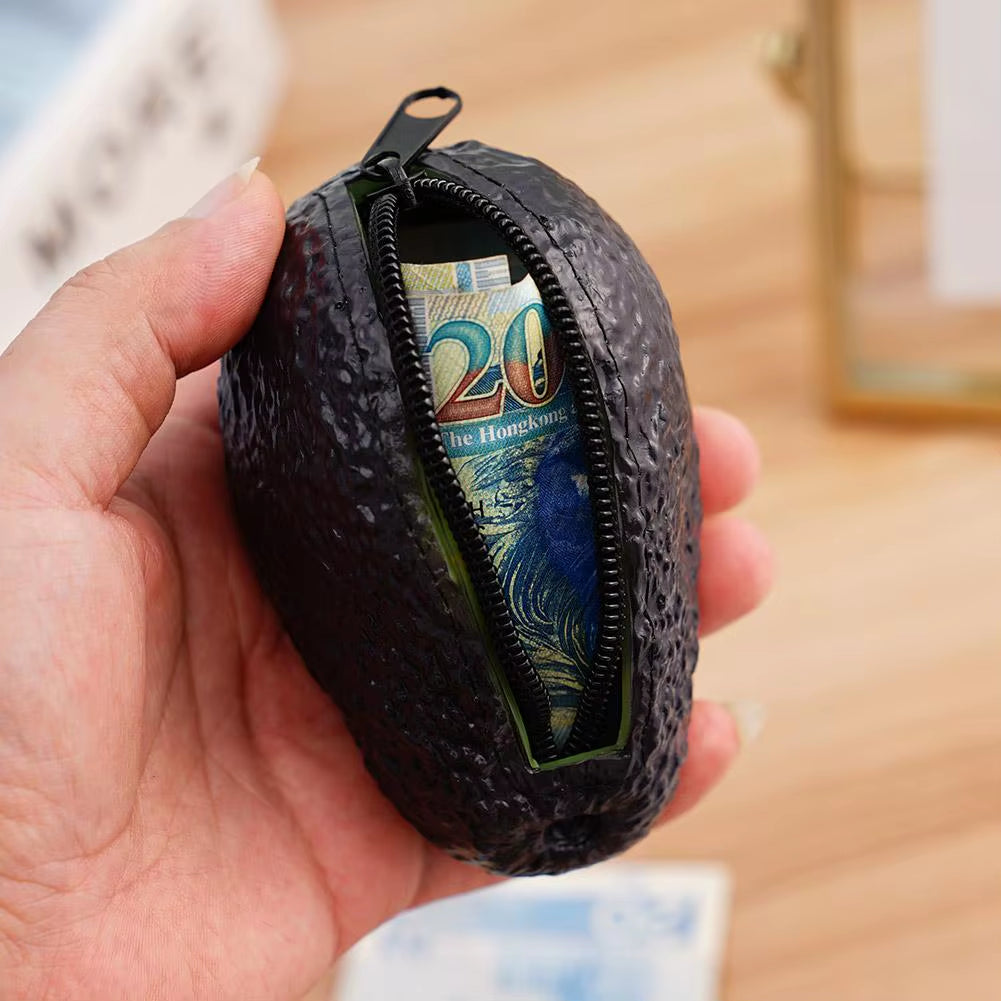 Avocado Coin Purse for Women Wallets Cute Aguacate Hass with Zipper for Money Purse Storage Bag Fun Novelty Christmas Gifts