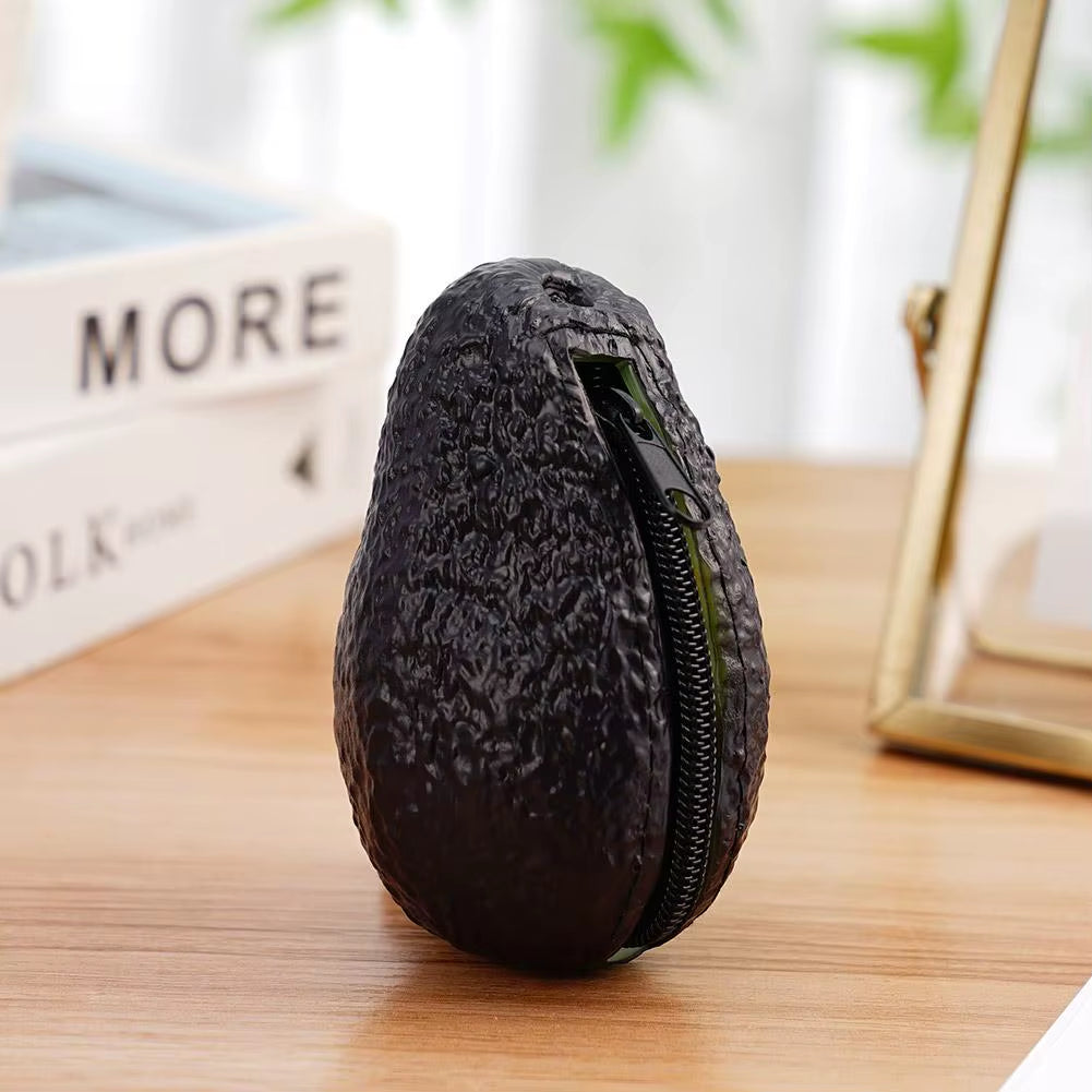 Avocado Coin Purse for Women Wallets Cute Aguacate Hass with Zipper for Money Purse Storage Bag Fun Novelty Christmas Gifts